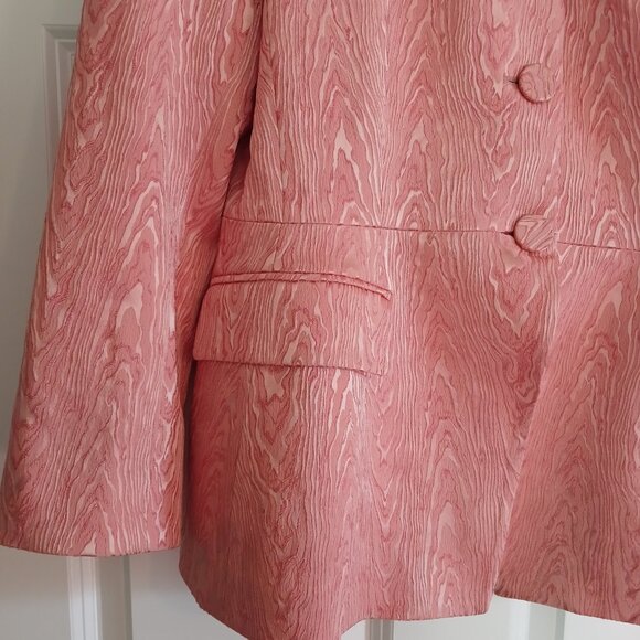 Veronica Beard Eris Fitted Brocade Moiré Jacket Blazer - Picture 4 of 8